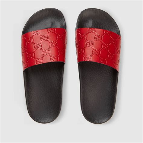 the first model of gucci slides|Gucci flip flops clearance.